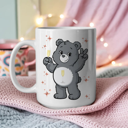 Lustige Saufbärchi Tasse Sekt Bärchi Lustige Kaffeetasse 3