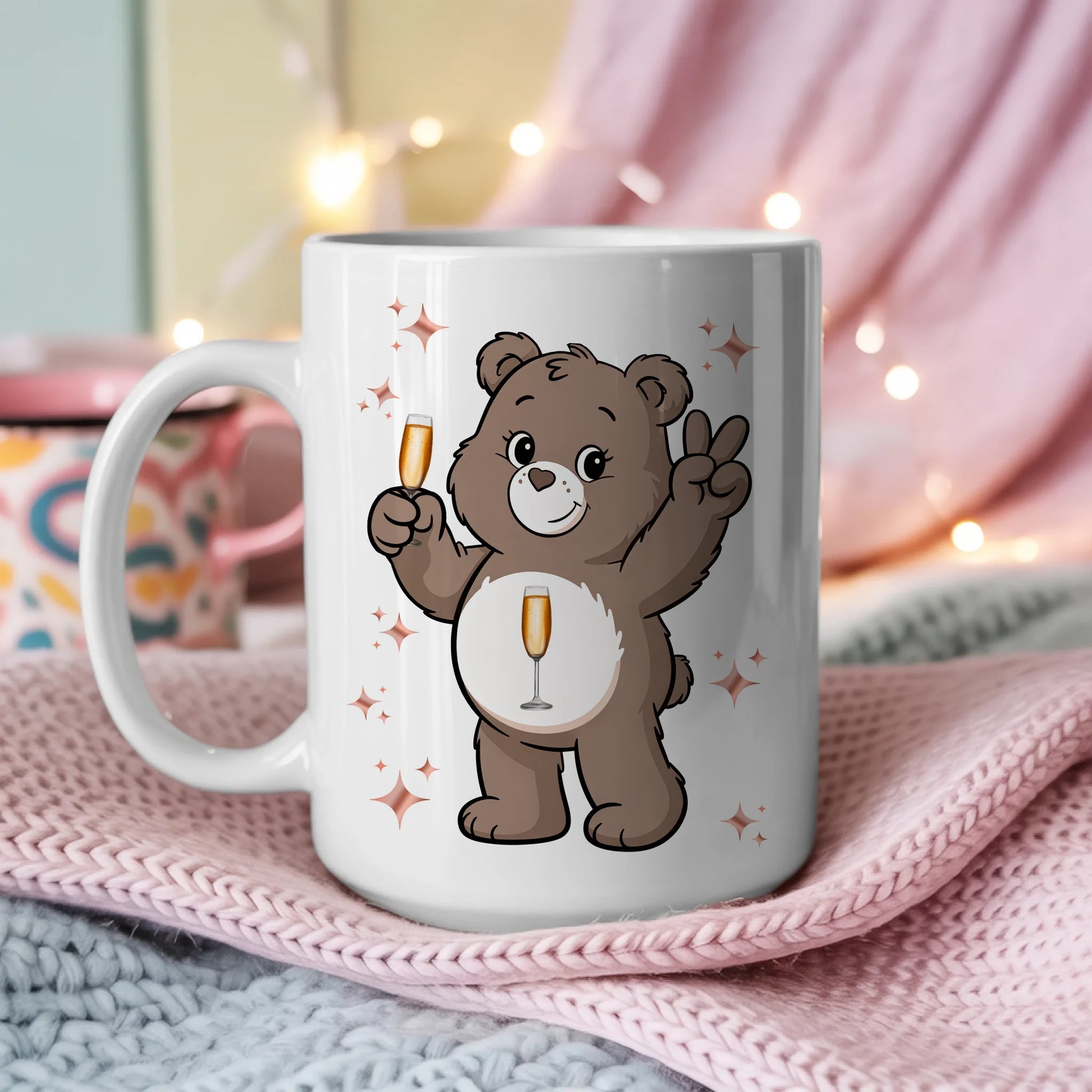 Saufbärchi Tasse Sekt Bärchi Kaffeetasse 3