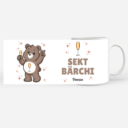 Saufbärchi Tasse Sekt Bärchi Kaffeetasse 7