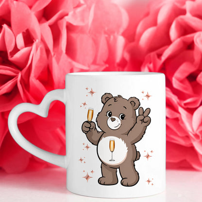 Saufbärchi Tasse Sekt Bärchi Kaffeetasse 9