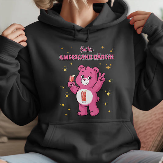 Saufbärchi Hoodie Americano Bärchi Sauf Bärchi Hoodie für JGA und Party 1