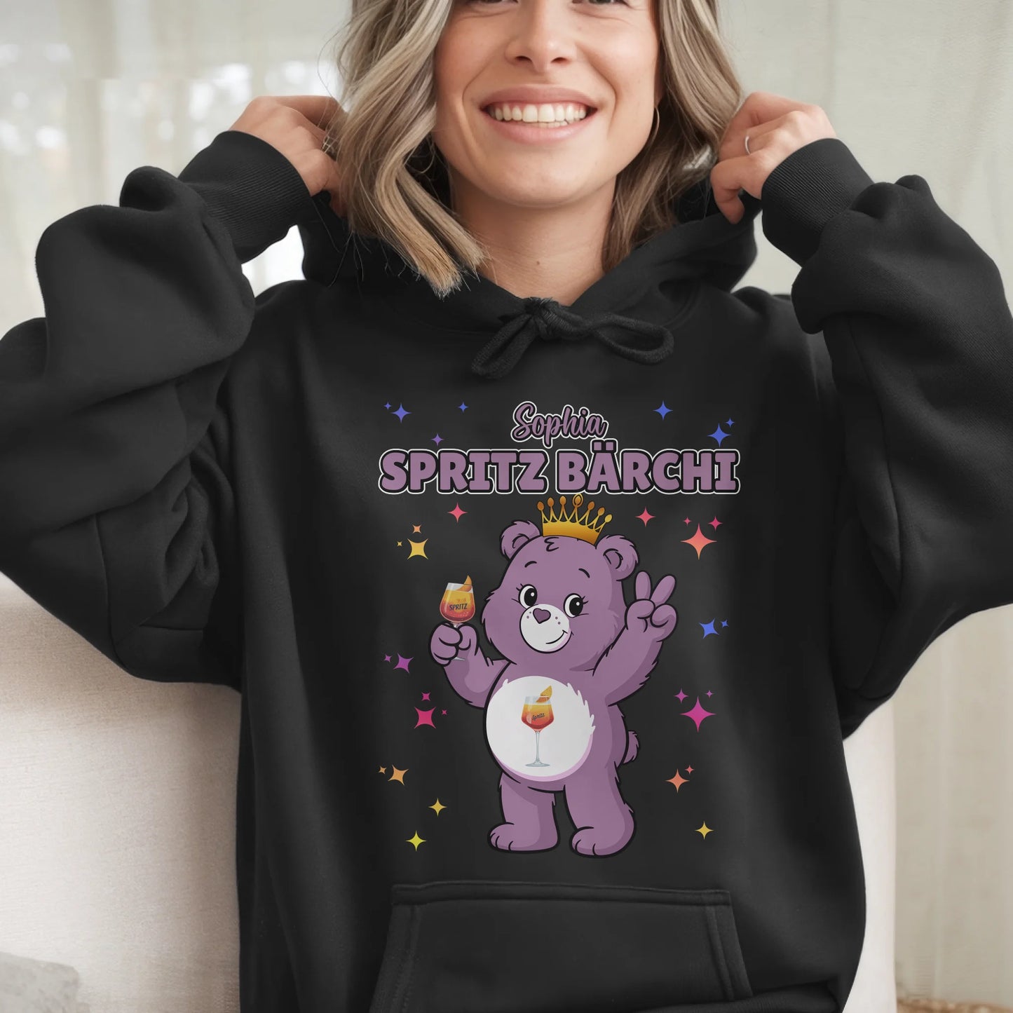 Saufbärchi Hoodie Spritz Bärchi Sauf Bärchi Lustiger Hoodie für JGA 6
