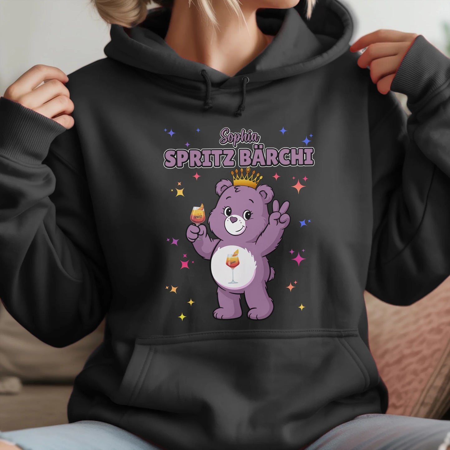 Saufbärchi Hoodie Spritz Bärchi Sauf Bärchi Lustiger Hoodie für JGA 1
