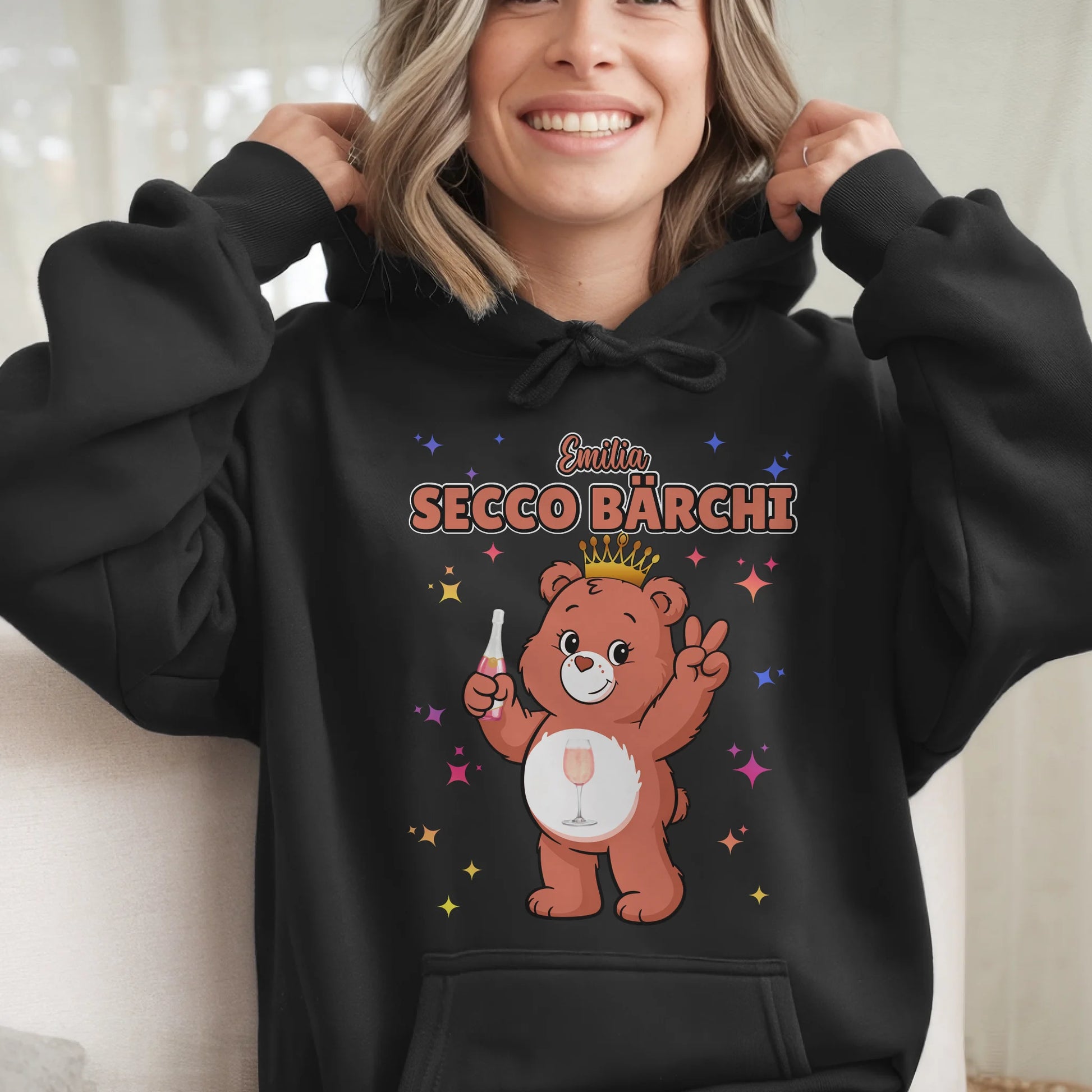 Sauf Bärchi Hoodie Secco Bärchi Saufbärchi Lustiger Hoodie für JGA 6