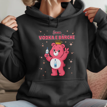 Lustiger Hoodie Saufbärchi Vodka E Bärchi Sauf Bärchi Hoodie für JGA 1