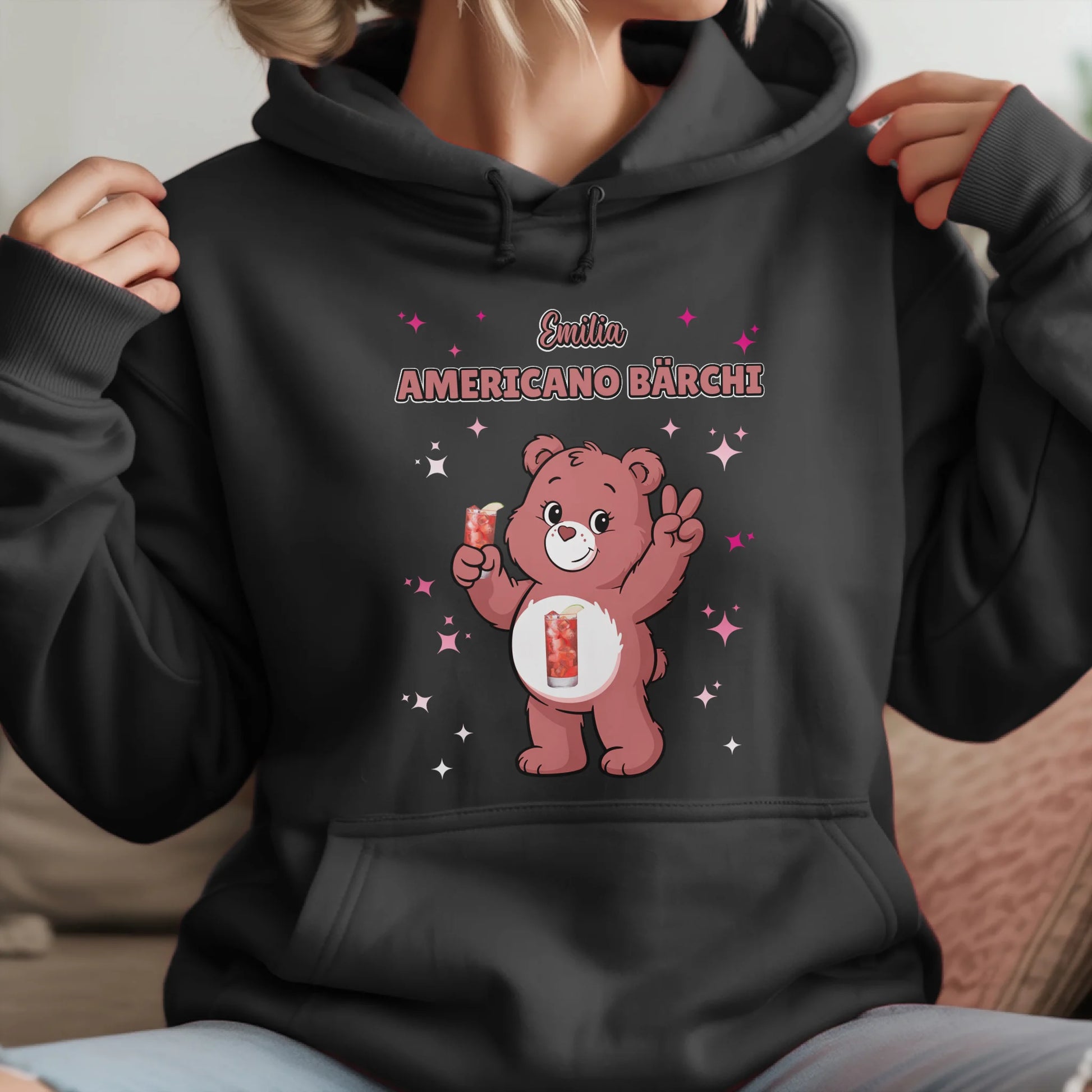 Lustiger Hoodie Sauf Bärchi Americano Bärchi Sauf Bärchi JGA Hoodie 1