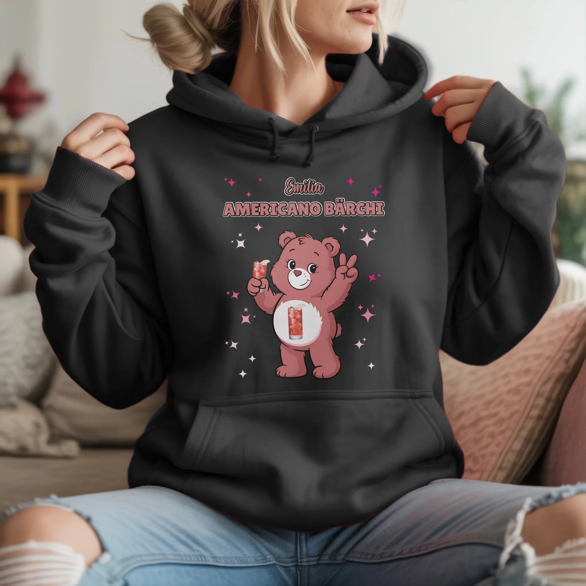 Lustiger Hoodie Sauf Bärchi Americano Bärchi Sauf Bärchi JGA Hoodie 2