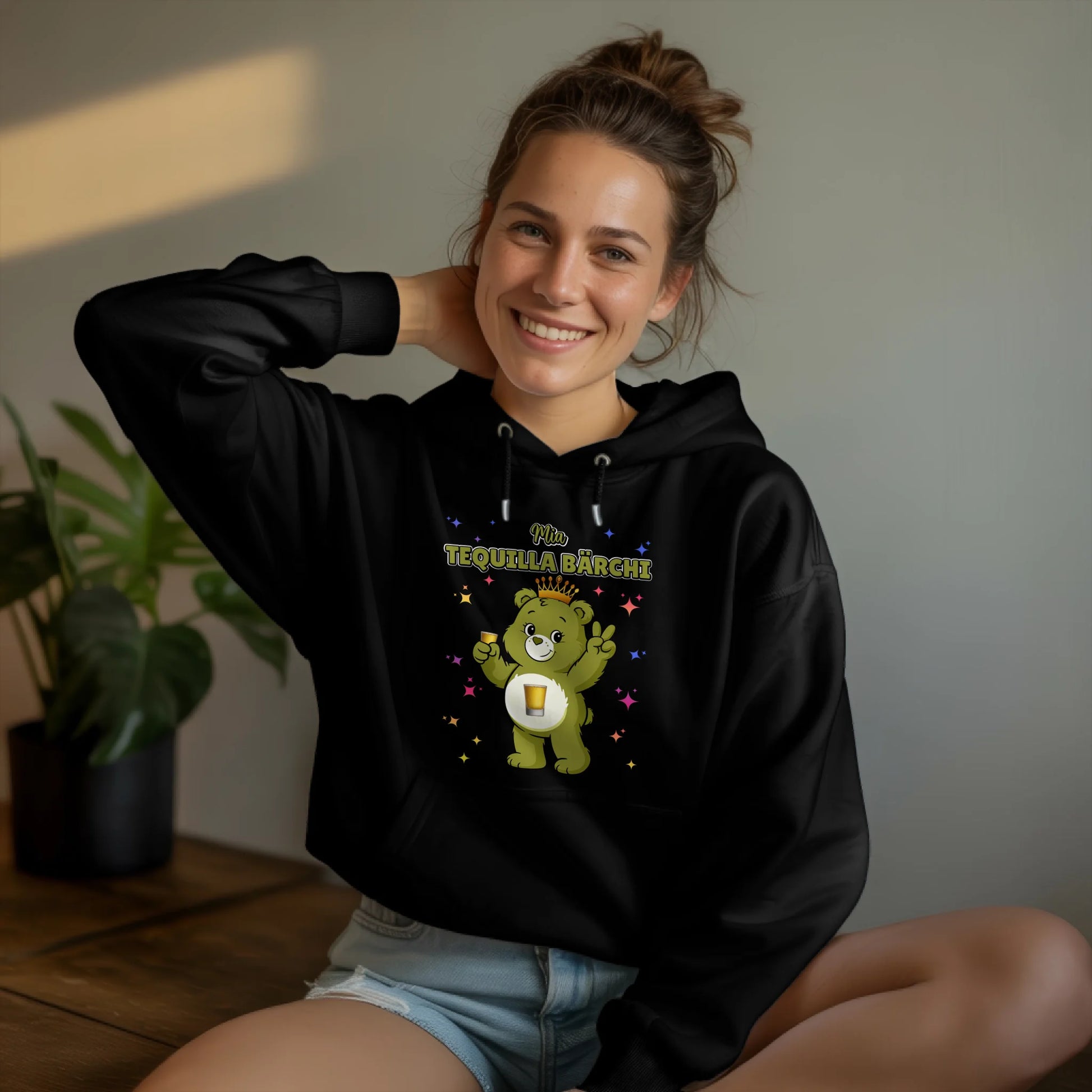 Saufbärchi Hoodie Tequilla Bärchi Sauf Bärchi Hoodie für Party JGA 3