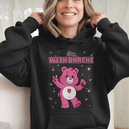 Sauf Bärchi Hoodie Wein Bärchi Saufbärchi Lustiger Hoodie für JGA 6