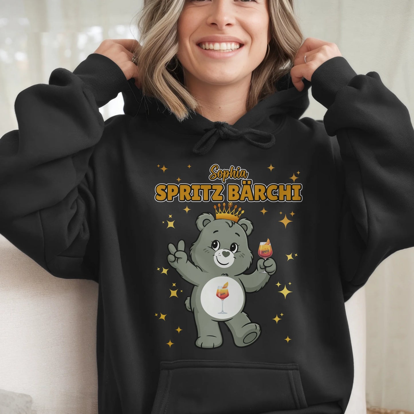 Sauf Bärchi Hoodie Spritz Bärchi Saufbärchi Lustiger Hoodie für JGA 6