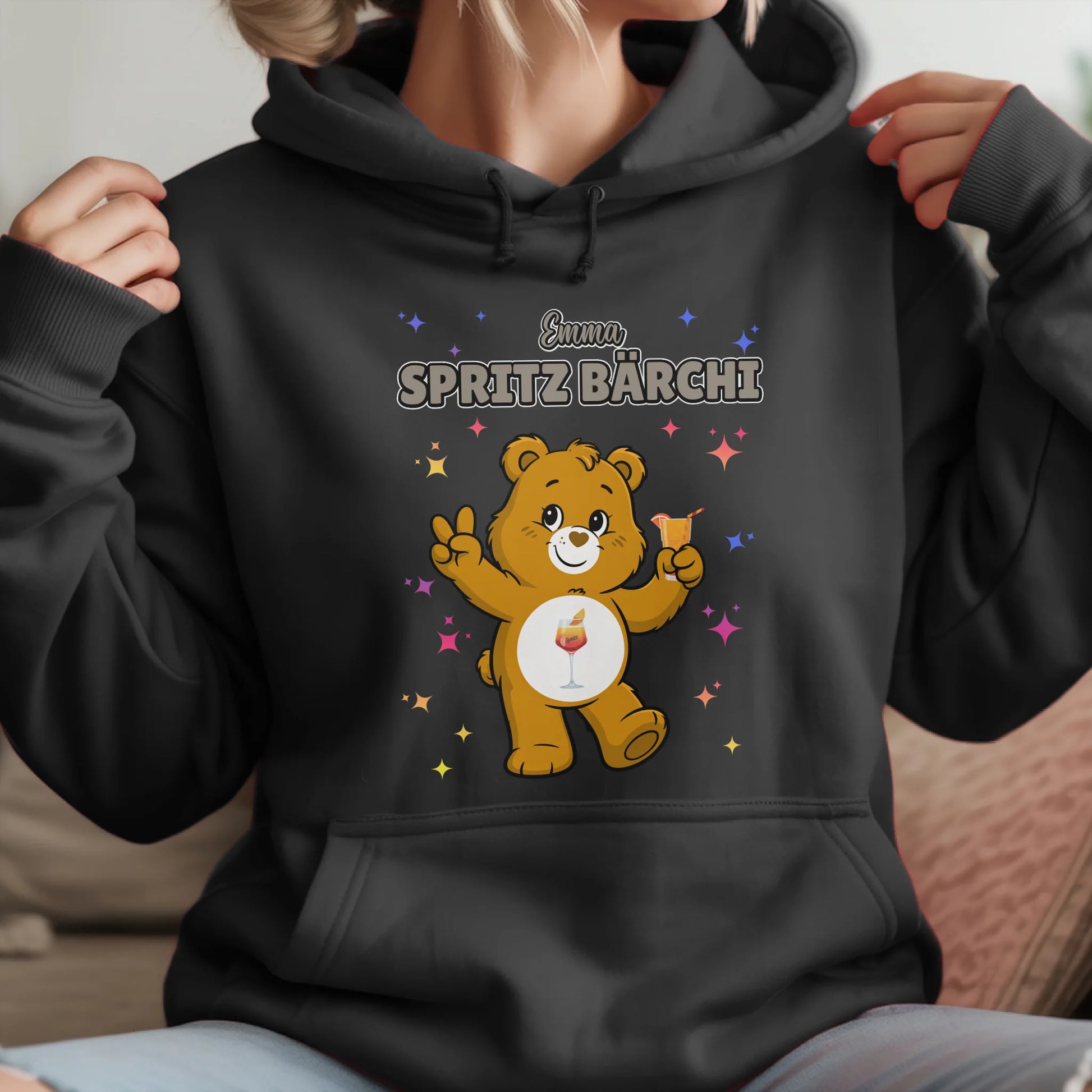 Sauf Bärchi Hoodie Spritz Bärchi Saufbärchi Hoodie für Party und JGA 1
