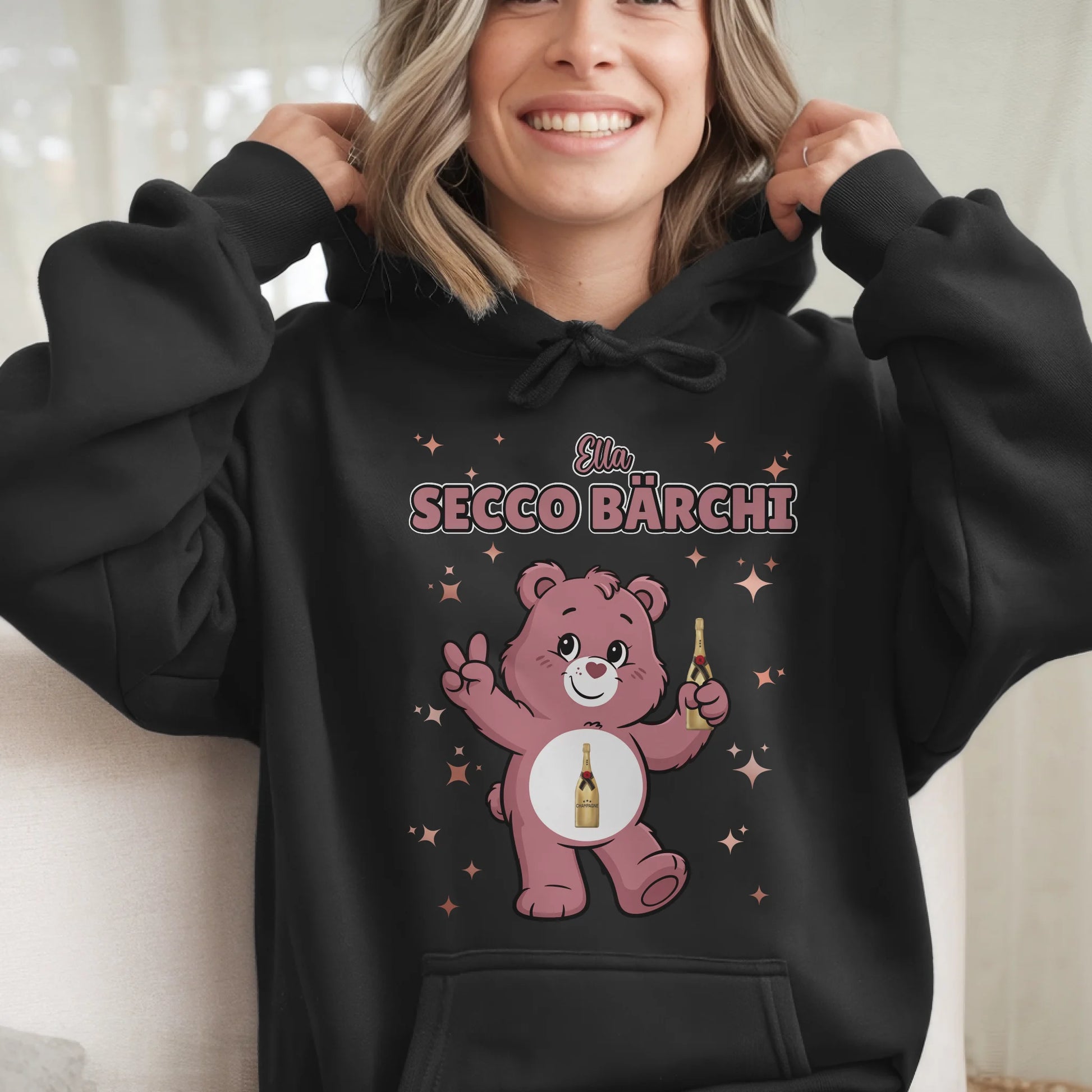 Saufbärchi Hoodie Secco Bärchi Sauf Bärchi Hoodie für Party und JGA 6