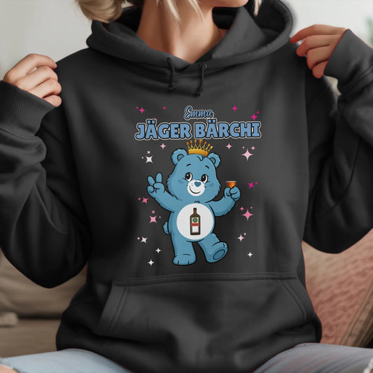 Saufbärchi Hoodie Jäger Bärchi Sauf Bärchi Hoodie für JGA und Party 1
