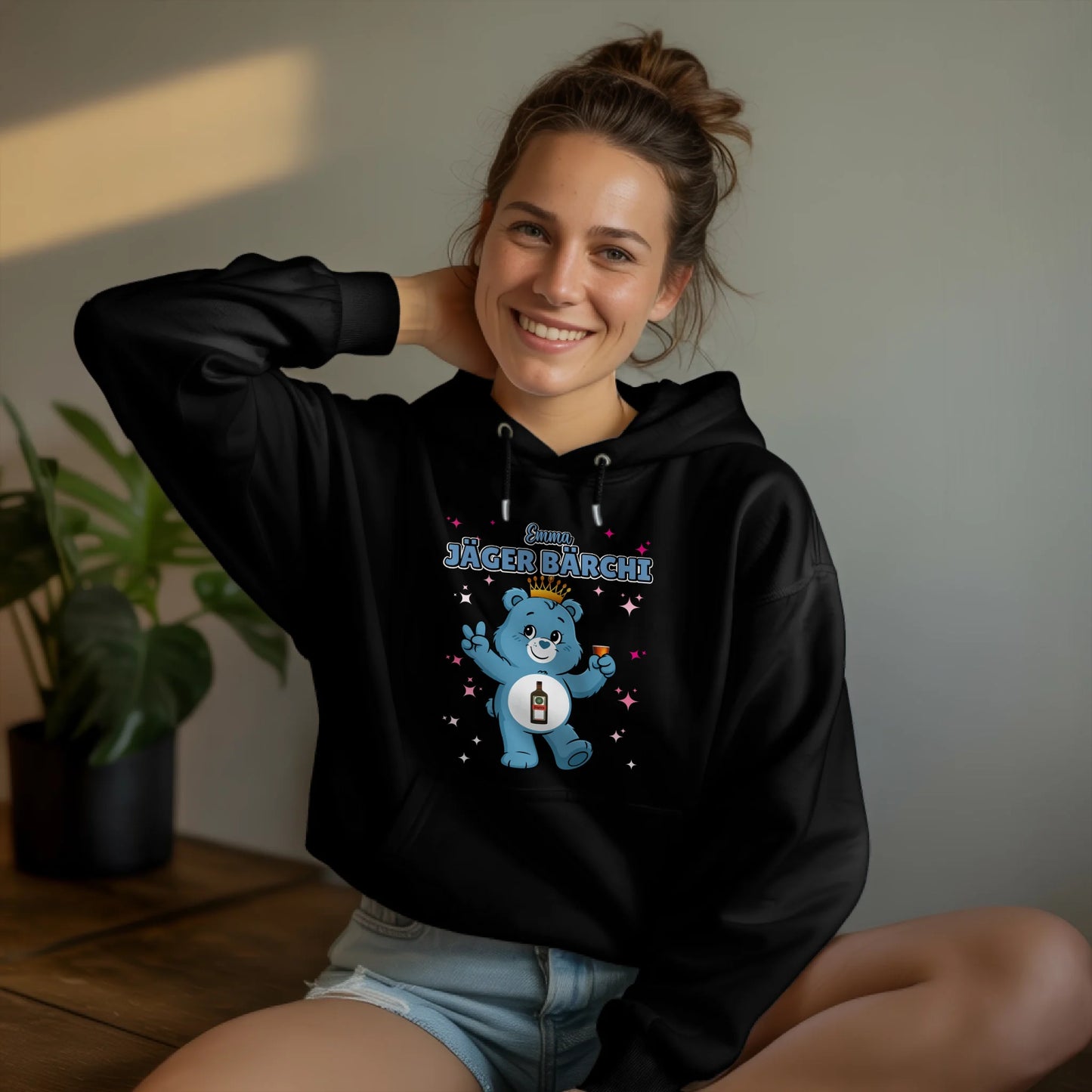 Saufbärchi Hoodie Jäger Bärchi Sauf Bärchi Hoodie für JGA und Party 3