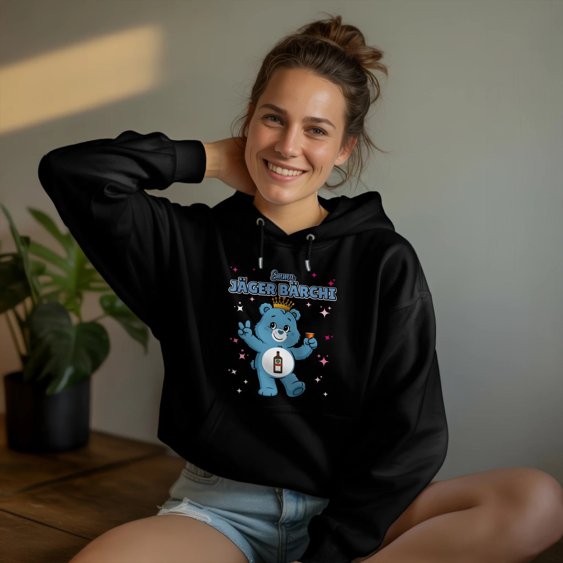 Saufbärchi Hoodie Jäger Bärchi Sauf Bärchi Hoodie für JGA und Party 3