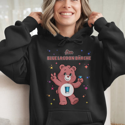 Sauf Bärchi Hoodie Blue Lagoon Bärchi Saufbärchi Hoodie für JGA und Party 6