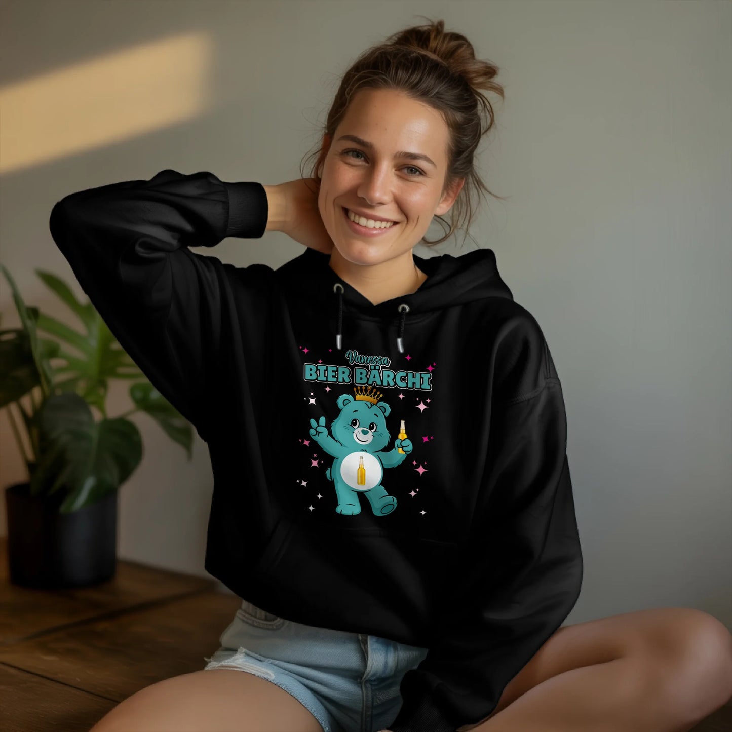 Sauf Bärchi Hoodie Bier Bärchi Saufbärchi Lustiger Hoodie für JGA 3