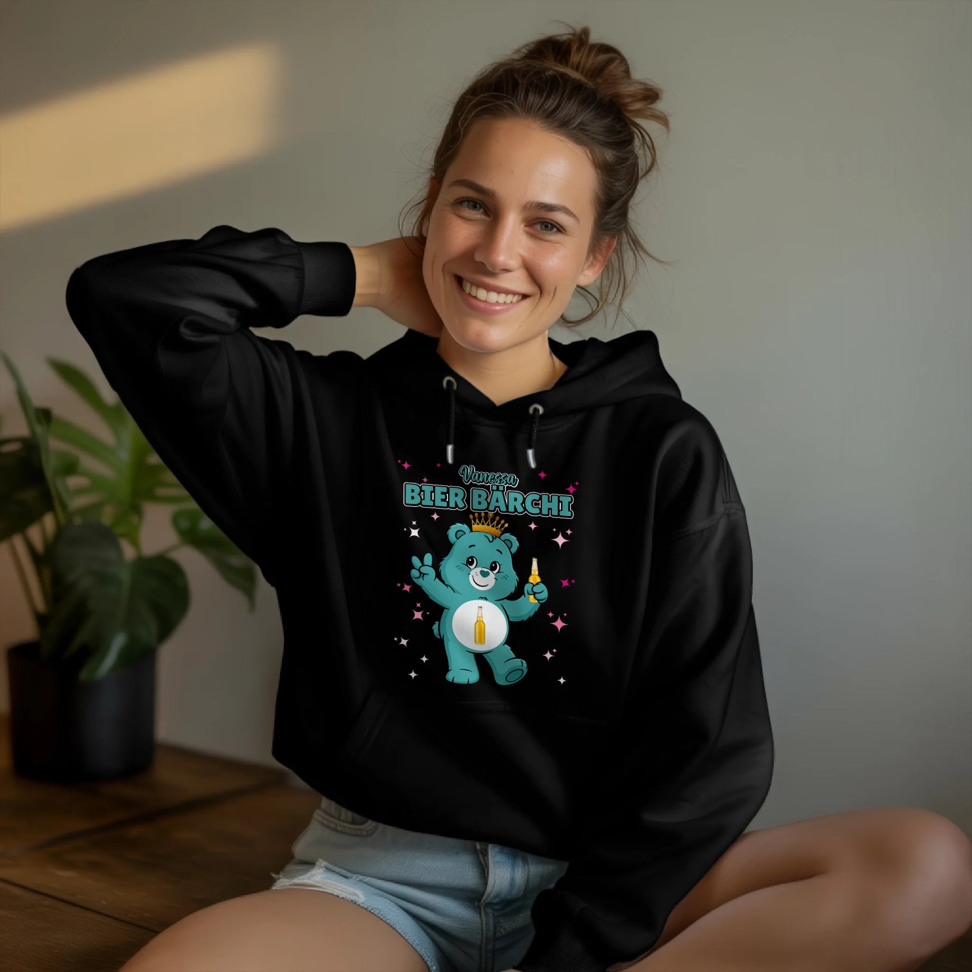 Sauf Bärchi Hoodie Bier Bärchi Saufbärchi Lustiger Hoodie für JGA 3