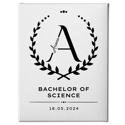 Leinwand Geschenk Zum Bachelorabschluss Bachelor Of Science 1