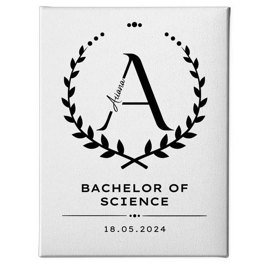 Leinwand Geschenk Zum Bachelorabschluss Bachelor Of Science 1
