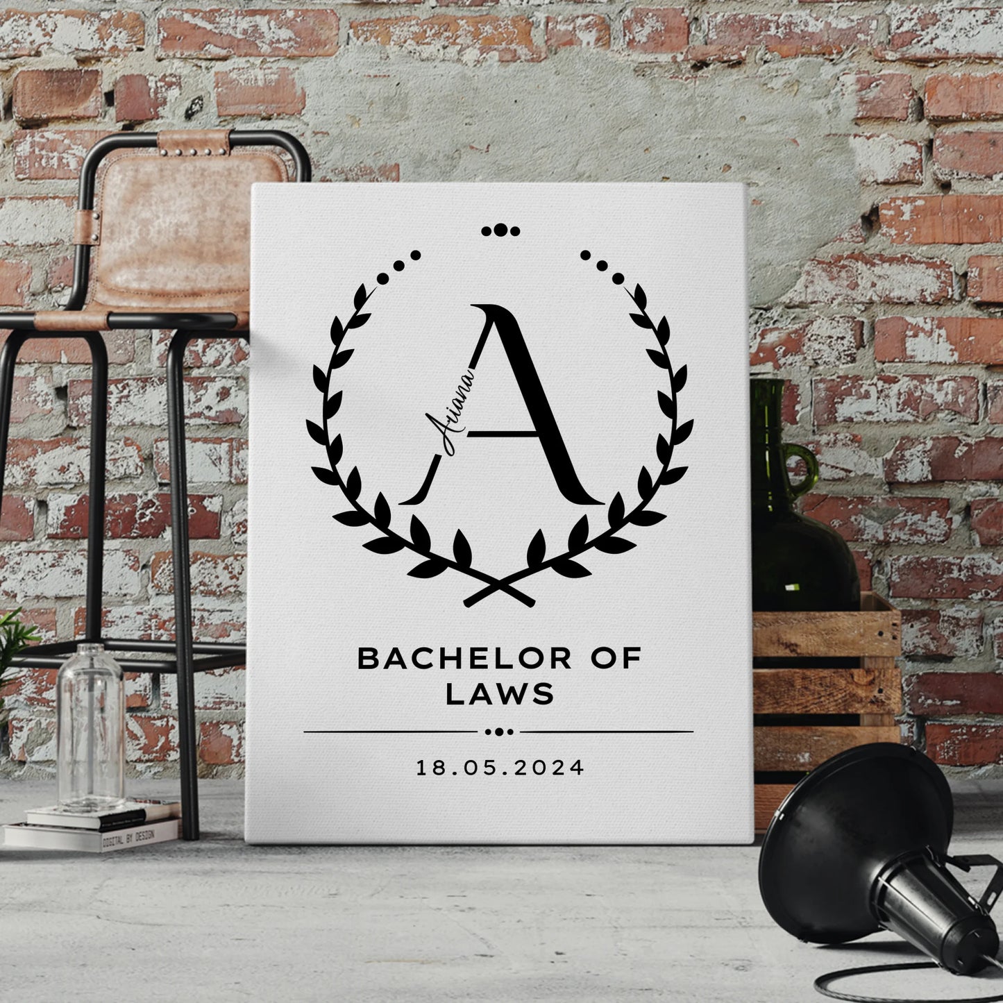 Leinwand Geschenk Zum Bachelor Bachelor Of Laws 4