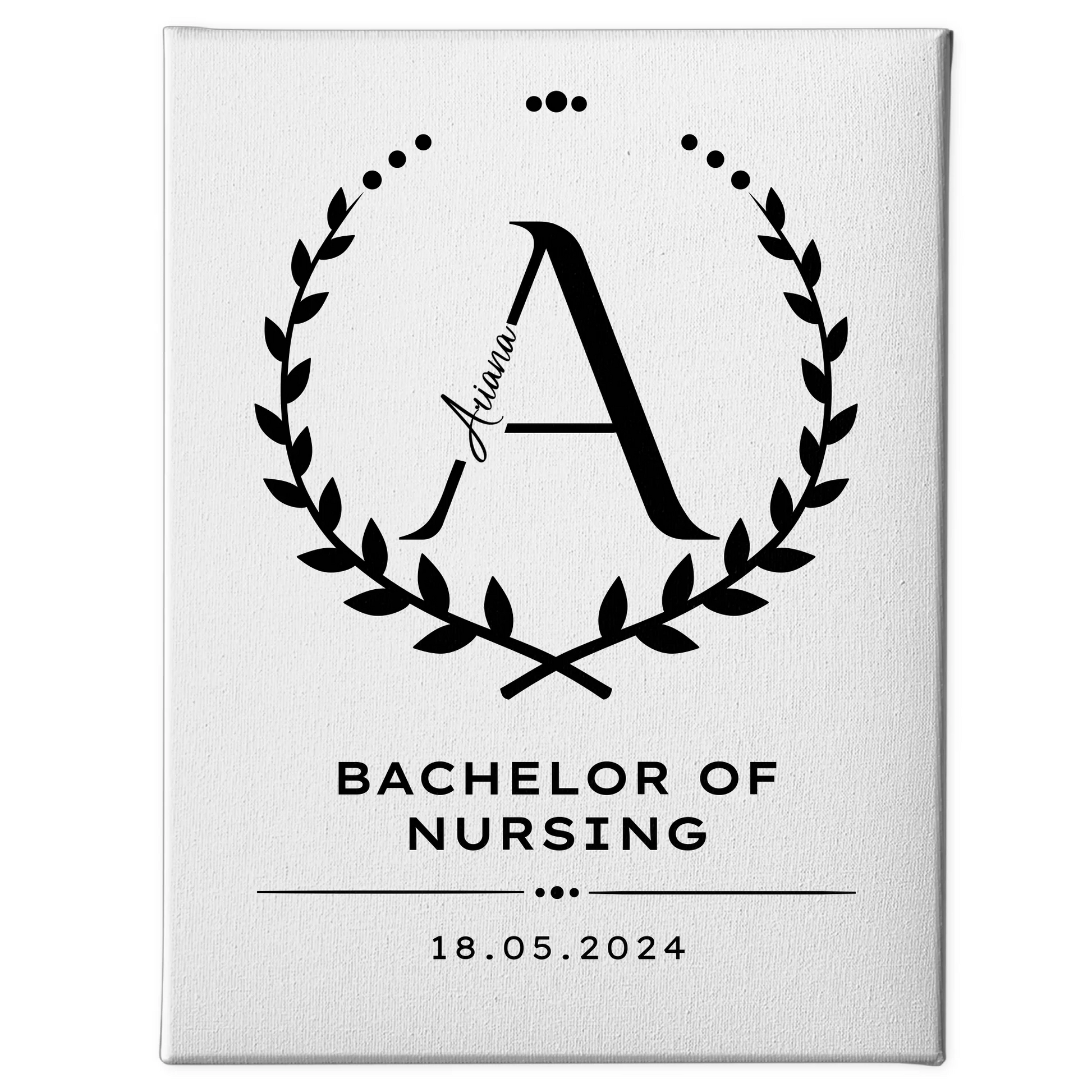 Leinwand Geschenk Zum Bachelor Bachelor Of Nursing 1