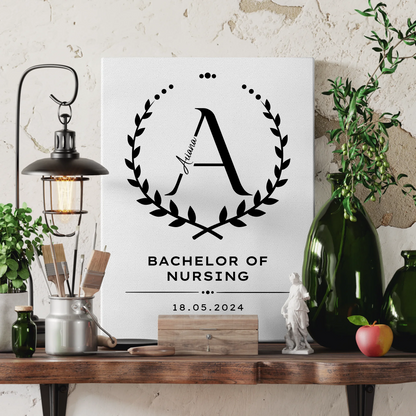 Leinwand Geschenk Zum Bachelor Bachelor Of Nursing 3
