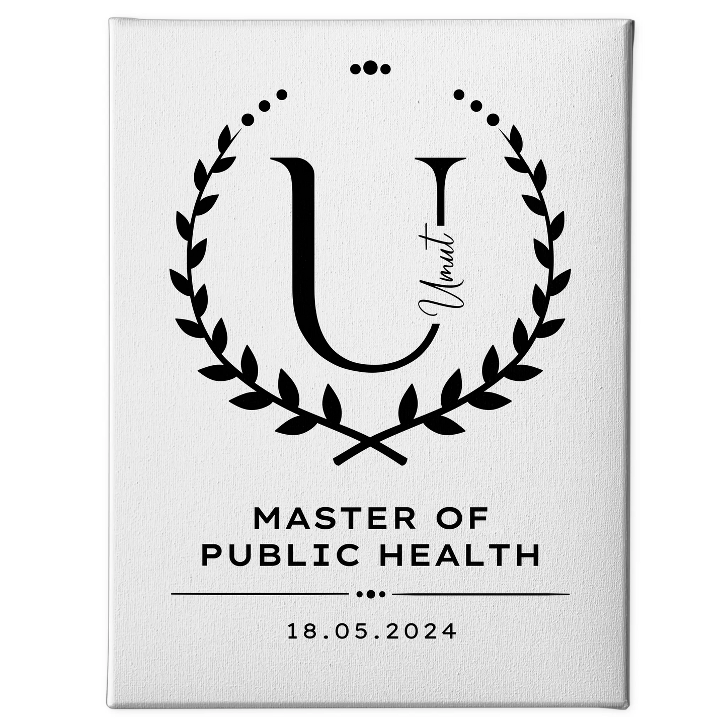 Leinwand Geschenk Zum Master Master Of Public Health 1