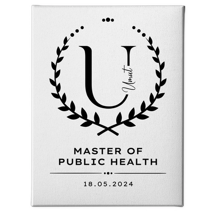 Leinwand Geschenk Zum Master Master Of Public Health 1