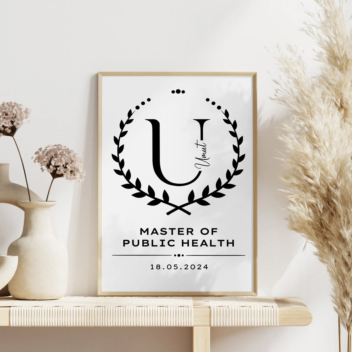 Poster Geschenk Zum Master Master Of Public Health Masterand
