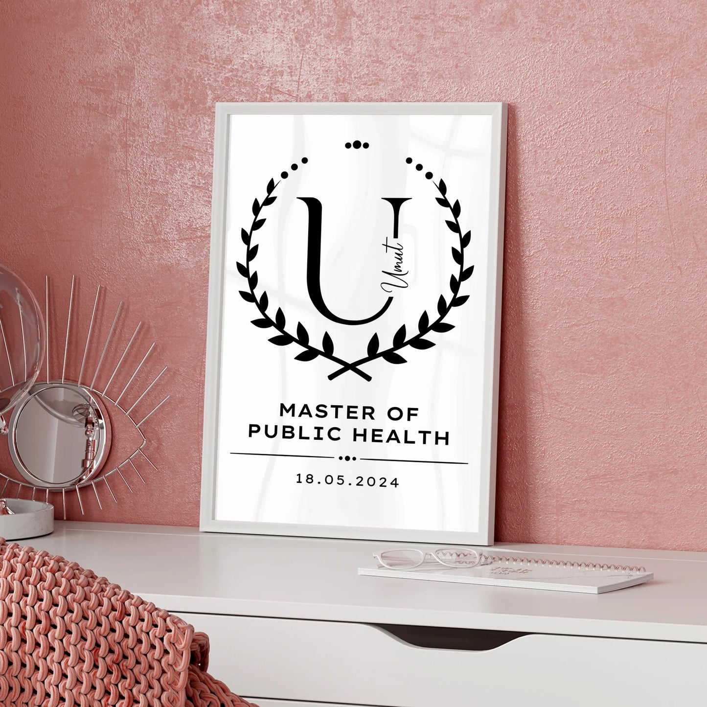 Poster Geschenk Zum Master Master Of Public Health Masterand