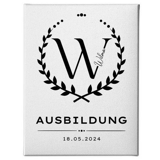 Leinwand Ausbildungsabschluss Geschenk Ausbildung 1