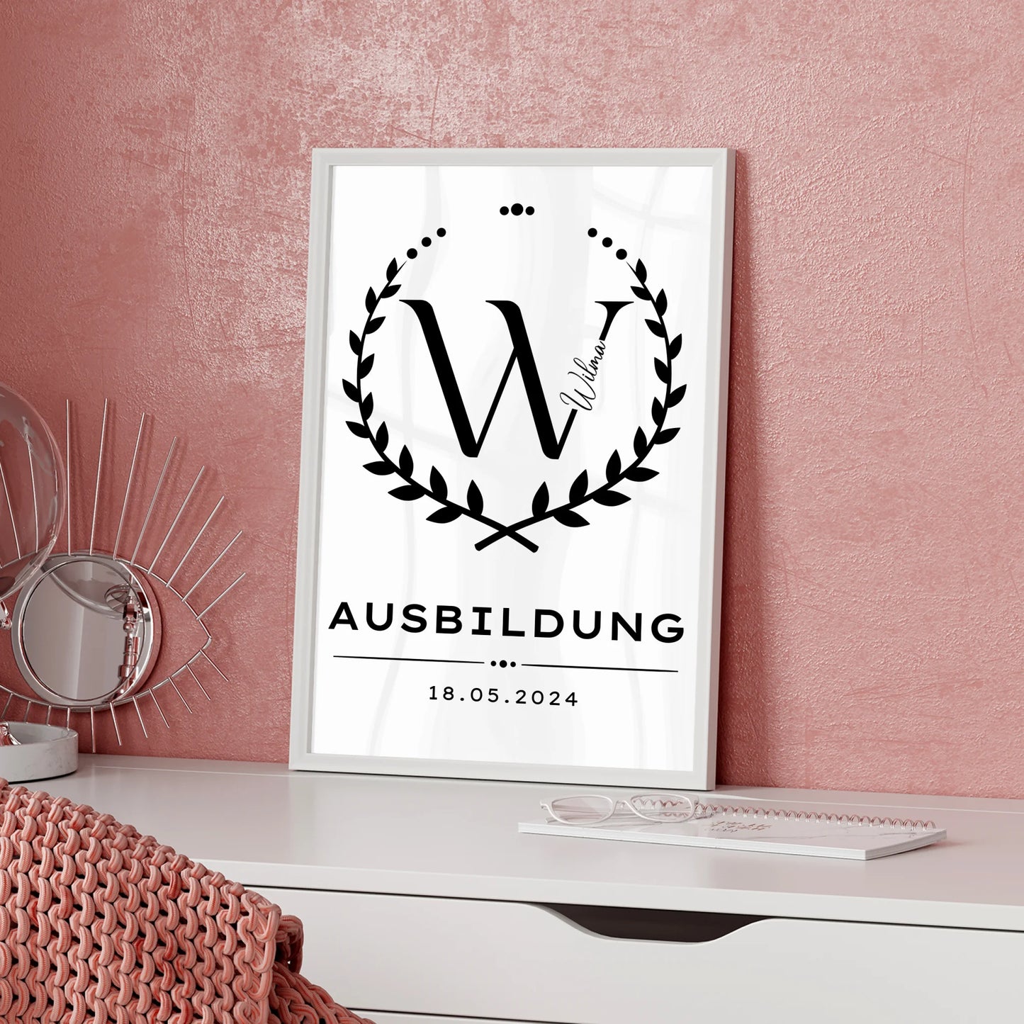 Poster Ausbildungsabschluss Geschenk Ausbildung Abschluss