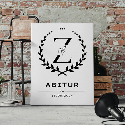 Leinwand Geschenk zum Abitur Abiturient 4