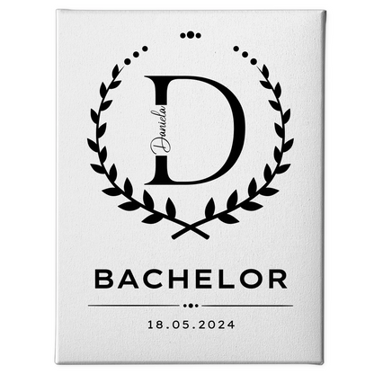 Leinwand Geschenk Zum Bestandenen Bachelor Bachelorand 1