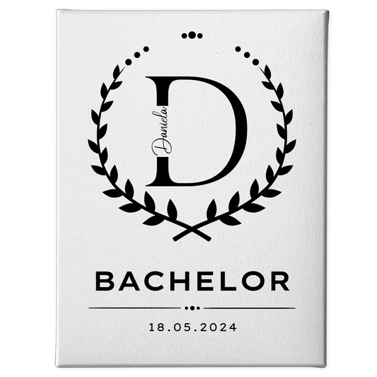 Leinwand Geschenk Zum Bestandenen Bachelor Bachelorand 1