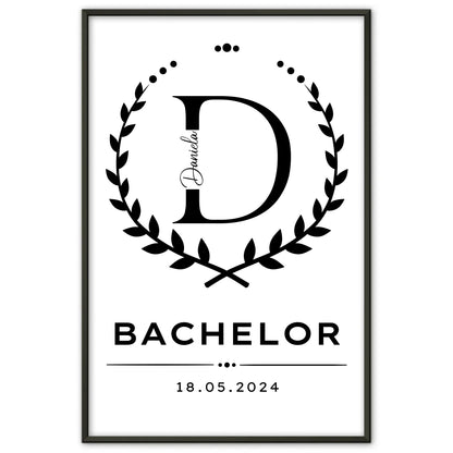 Poster Geschenk Zum Bestandenen Bachelor Bachelorand