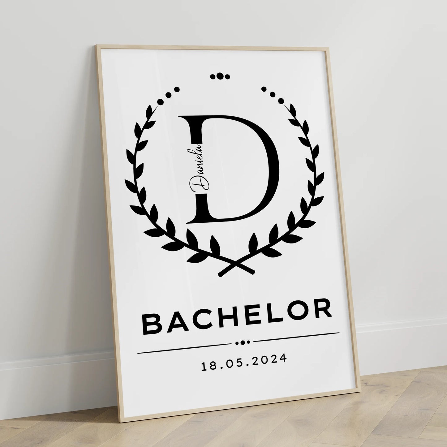 Poster Geschenk Zum Bestandenen Bachelor Bachelorand