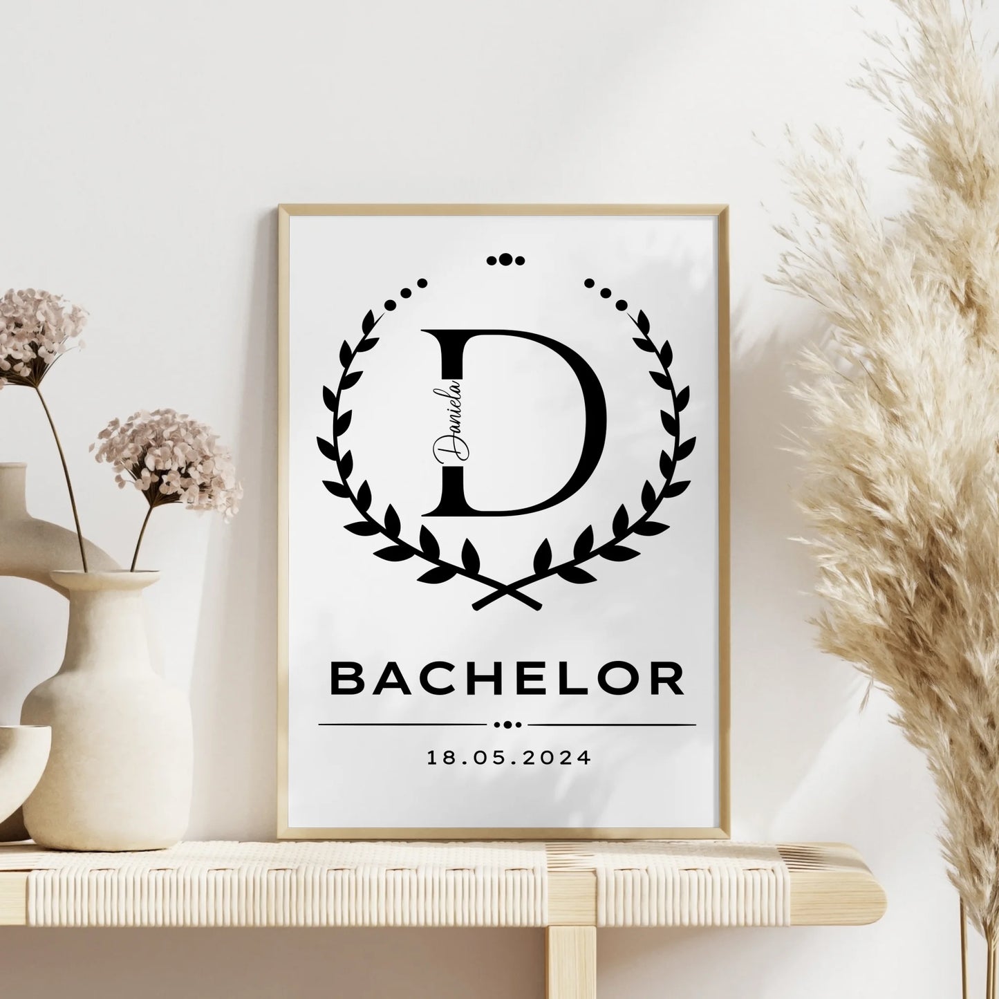 Poster Geschenk Zum Bestandenen Bachelor Bachelorand