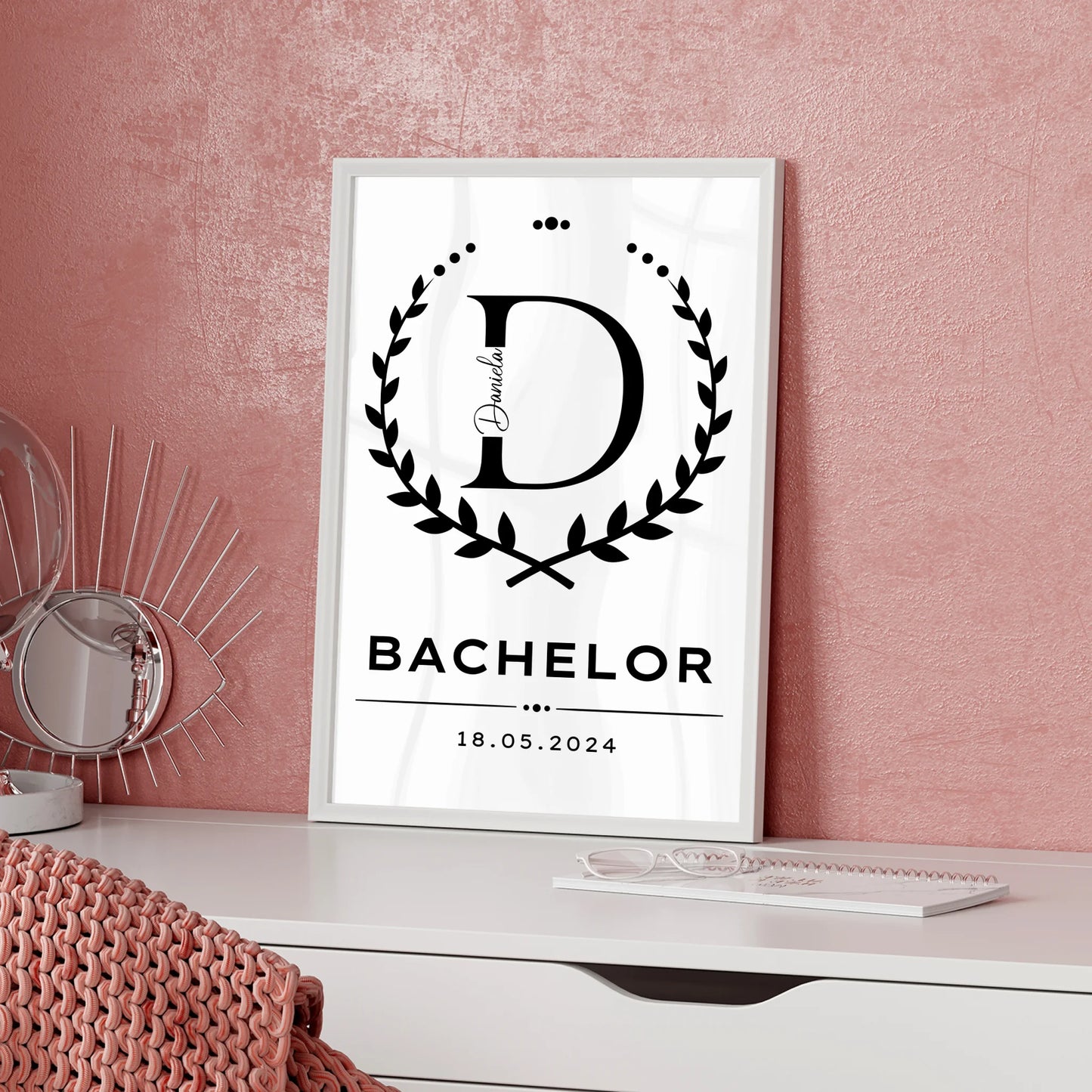 Poster Geschenk Zum Bestandenen Bachelor Bachelorand
