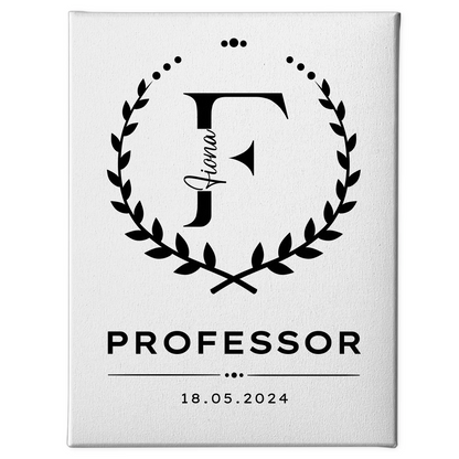Leinwand Geschenk Professor 1