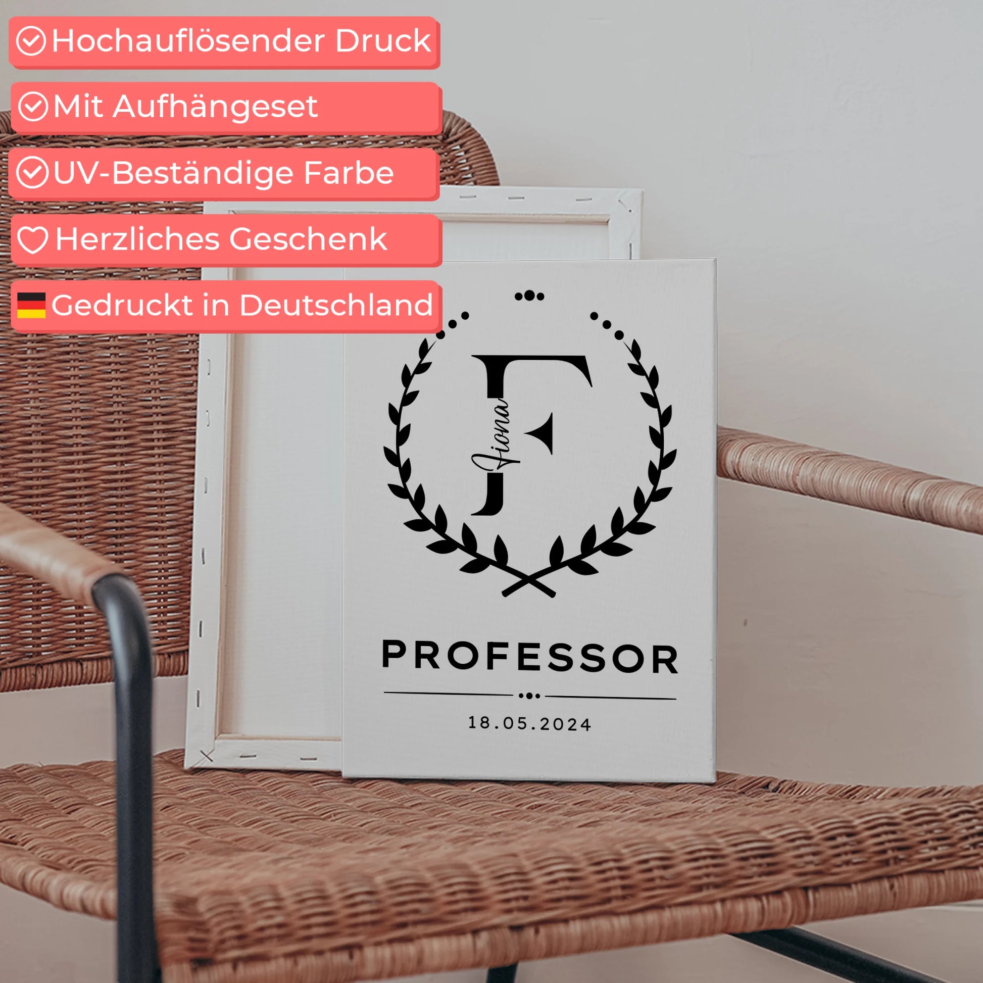 Leinwand Geschenk Professor 5