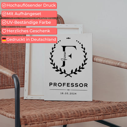 Leinwand Geschenk Professor 5