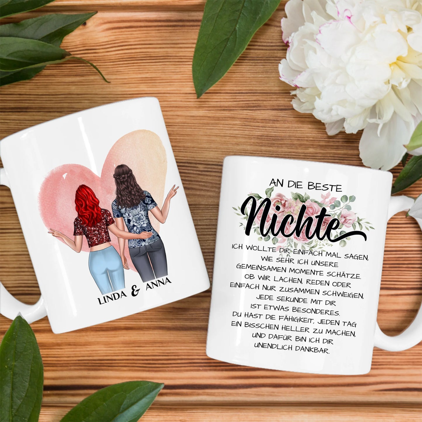 Personalisierte Tasse für  Nichte An meine Nichte Unsere Momente