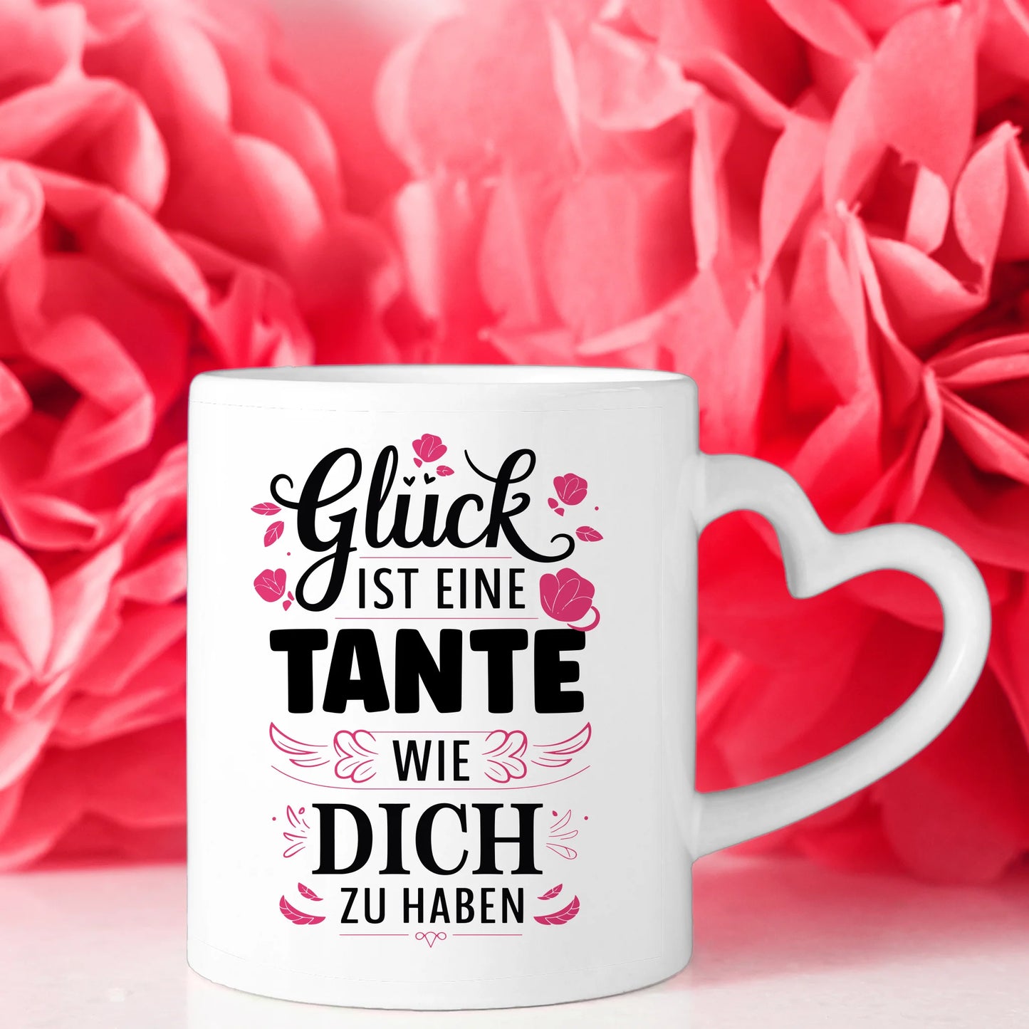 Personalisierte Tasse Tante Glück ist eine Tante wie dich zu haben