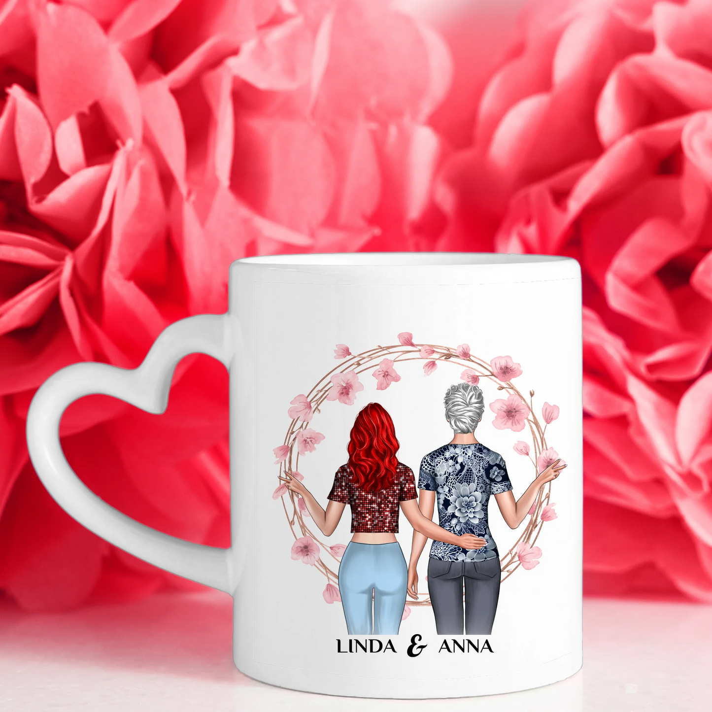 Personalisierte Tasse für  Oma Unsere Momente