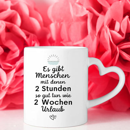 Personalisierte Tasse Urlaub Cliparts für Beste Freundin