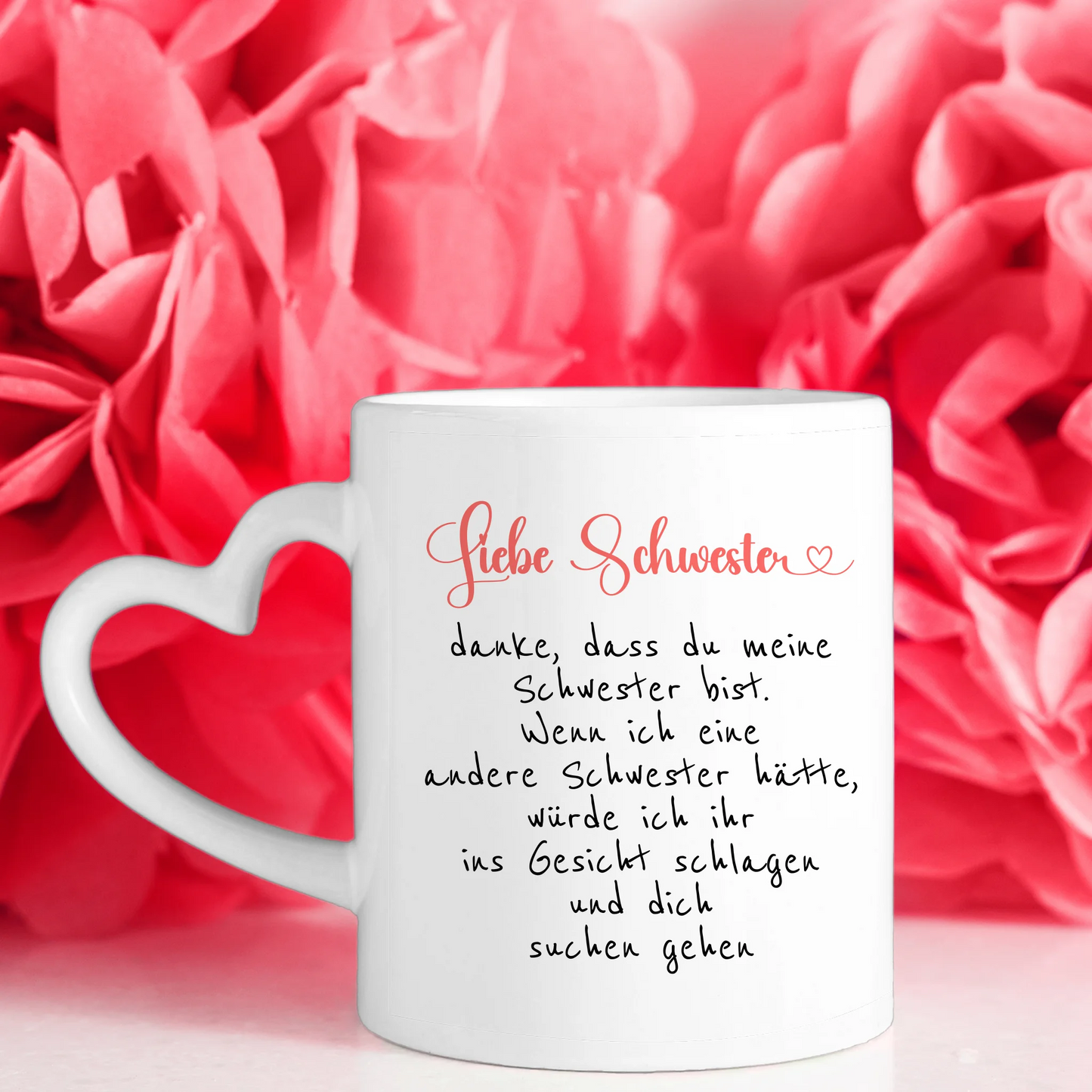 Tassen Geschenk für Schwester Ich würde dich suchen Personalisiert