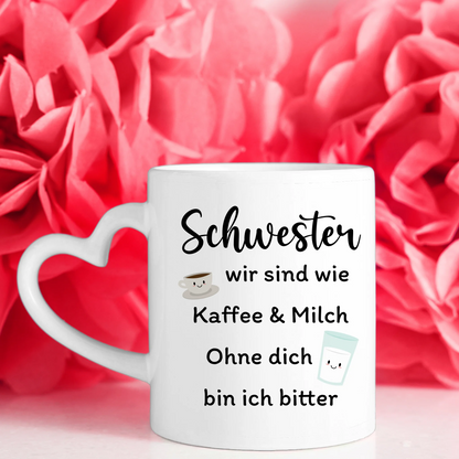 Personalisierte Tasse Wie Kaffe & Milch Personalisiert mit 5 Fotos
