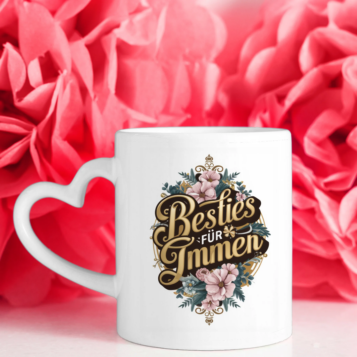 Tasse Beste Freundin personalisiert Besties für immer mit 5 Fotos